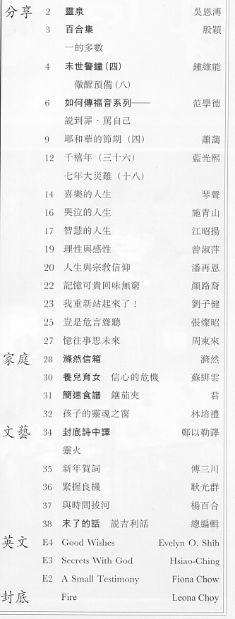Index Page